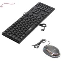 Kit Teclado e Mouse Para Negócios Com Fio USB - Knup