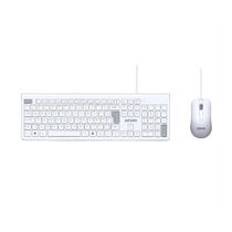 Kit Teclado e Mouse Pcyes Soft - ABNT2 - 1000dpi - USB - Branco - PCOSF2W