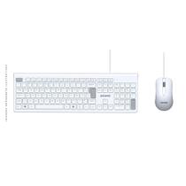 Kit Teclado e Mouse PCYES Soft, USB, ABNT2, 1000DPI, Branco - PCOSF2W (111379)
