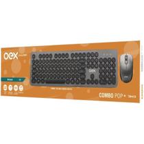 Kit Teclado e Mouse Pop sem Fio Chumbo - Newex