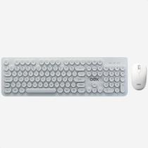 Kit Teclado e Mouse Pop Sem Fio Oex TM410 1600 DPI