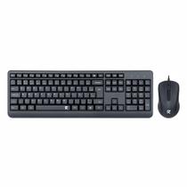 Kit Teclado e Mouse Redragon Office BS7092 ABNT2 Full Size 1200 DPI Ambidestro Preto