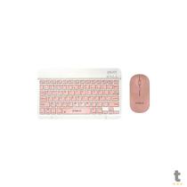 Kit Teclado E Mouse Sem Fio AGold Conexão BT Rosa - TCD-03 Kit Teclado E Mouse Sem Fio AGold Conexão BT Rosa - TCD-03