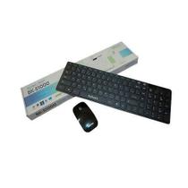 Kit Teclado e Mouse Sem Fio Bk-s1000 2.4ghz Exbom