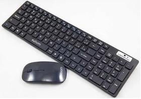 Kit teclado e mouse sem fio bk-s1000 preto exbom