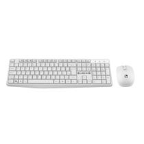 Kit Teclado e Mouse Sem Fio Bluecase , Adaptador USB Mini, ABNT2, DPI2400, 2,4 GHz, Branco - BMTW01