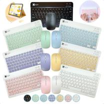Kit Teclado e Mouse Sem Fio Bluetooth para PC e Notebook Cor: Verde Kit Teclado e Mouse Sem Fio Bluetooth para PC e Notebook Cor: Verde