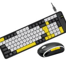 Kit Teclado E Mouse Sem Fio Bluetooth Wireless Recarregável