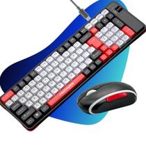 Kit Teclado E Mouse Sem Fio Bluetooth Wireless Recarregável Kit Teclado E Mouse Sem Fio Bluetooth Wireless Recarregável