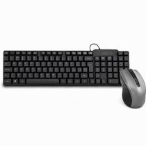 Kit Teclado e Mouse Sem Fio com Bluetooth Integrado Escritório 2.4GHz ABNT2
