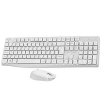 Kit Teclado e Mouse sem Fio Creative - VO204 Branco