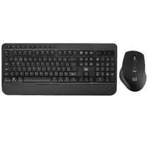Kit Teclado E Mouse Sem Fio Cs1200 Multimídia Conexão Bt+Usb