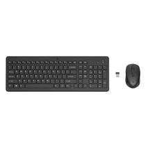 Kit Teclado e Mouse Sem Fio HP 330, Mouse Óptico - Preto