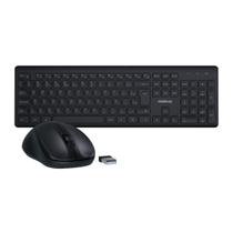 Kit Teclado e Mouse Sem Fio Intelbras, click silencioso, CSI50 Preto