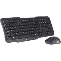 Kit Teclado e Mouse sem Fio K-w10 Preto C3tech