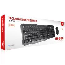 Kit Teclado e Mouse sem Fio K-W10BK C3 TECH