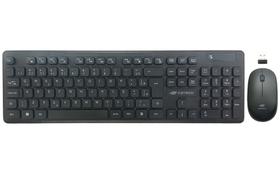 Kit Teclado e Mouse sem fio K-W20 Teclas Especiais Pilhas Inclusas