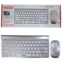 Kit teclado e mouse sem fio kapbom ka-685