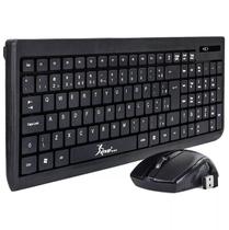 Kit teclado e mouse sem fio Knup kp2012 óptico 2.4Ghz
