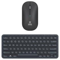 Kit Teclado E Mouse Sem Fio Kross Elegance Qwerty Portátil Kit Teclado E Mouse Sem Fio Kross Elegance Qwerty Portátil