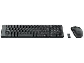 Kit Teclado e Mouse Sem Fio Logitech MK220 Kit Teclado e Mouse Sem Fio Logitech MK220