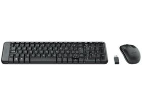 Kit Teclado e Mouse Sem Fio Logitech MK220 Kit Teclado e Mouse Sem Fio Logitech MK220