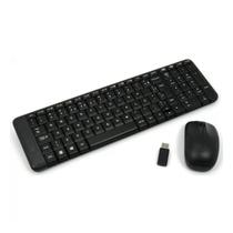 Kit teclado e mouse sem fio logitech mk220