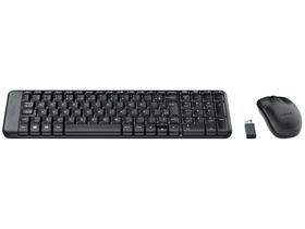 Kit Teclado e Mouse Sem Fio Logitech MK220 Kit Teclado e Mouse Sem Fio Logitech MK220