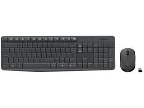 Kit Teclado e Mouse Sem Fio Logitech MK235