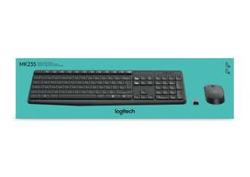 Kit Teclado e Mouse Sem Fio Logitech MK235