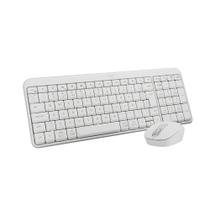 Kit Teclado e Mouse Sem Fio Logitech MK250 ABNT2 Branco Cor:Branco
