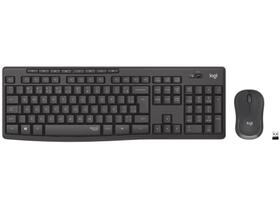 Kit Teclado e Mouse sem Fio Logitech MK295 Silent