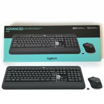 Kit Teclado e Mouse Sem Fio Logitech MK540 Advanced, USB Nano, Mouse Óptico Ambidestro, 2.4 GHz, C/ Pilhas, Preto