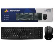 KIT TECLADO E MOUSE SEM FIO MONOCRON MN5239 2.4GHz KIT TECLADO E MOUSE SEM FIO MONOCRON MN5239 2.4GHz