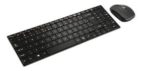 Kit Teclado e Mouse Sem Fio Multilaser Slim - Design Moderno