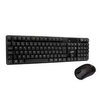 Kit Teclado e Mouse Sem Fio Newlink Advanced Preto