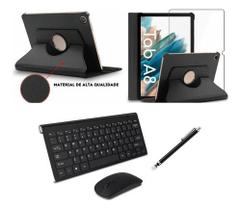 Kit Teclado E Mouse Sem Fio + Pel. P/ Tablet Galaxy A8 X200