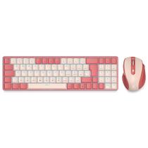 Kit teclado e mouse sem fio redragon rosa bs-8772 rp Kit teclado e mouse sem fio redragon rosa bs-8772 rp