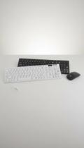 Kit Teclado e Mouse Sem Fio Slim USB Notebook