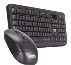 Kit teclado e mouse sem fio - tenha macies no teclar e precisão no mouse - KNUP