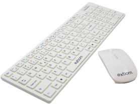 Kit Teclado E Mouse Sem Fio Wifi Usb 1600dpi 2.4ghz Smart Pc