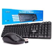 Kit Teclado E Mouse Sem Fio Wireless 2.4ghz Notebook Pc