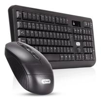 Kit Teclado E Mouse Sem Fio Wireless 2.4ghz Pc Tv Note Abnt2 Knup KP-2064