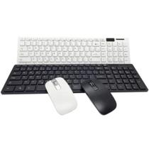 Kit Teclado E Mouse Sem Fio Wireless Computador Notebook Usb