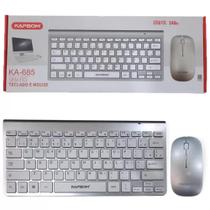 kit teclado e mouse Sem fio wireless Kapbom Usb 10m 2.4ghz ka685 ka-685