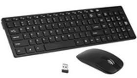 Kit Teclado E Mouse Sem Fio Wireless Para Computador Pc Notebook Teclado Abnt 2 Português