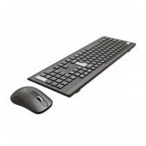 Kit Teclado e Mouse Soft Pcyes Preto PCOSFWAB