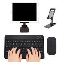 Kit Teclado E Mouse + Suporte Para Samsung S11 -11 Polegadas