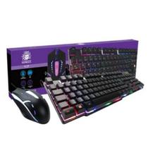 Kit Teclado E Mouse Usb Gamer Com Led - Nemesis