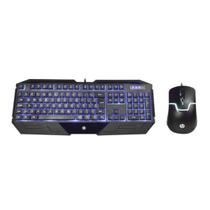 Kit Teclado E Mouse Usb Gamer Gk1100 Preto